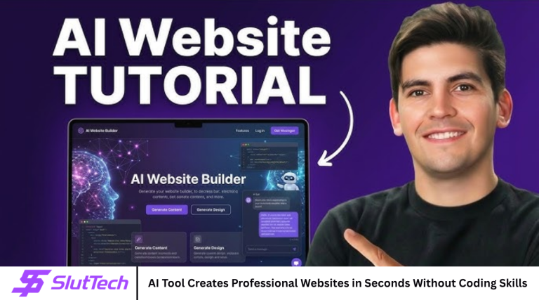 AI Tool Creates Professional Websites in Seconds Without Coding Skills